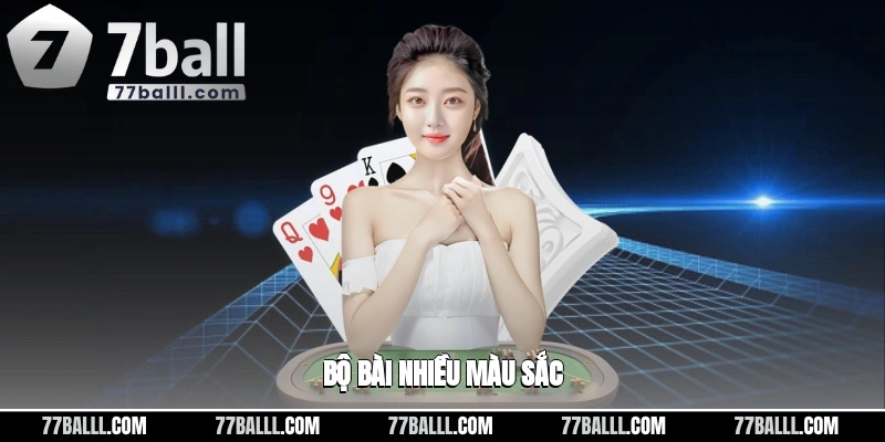 Bộ bài nhiều màu sắc