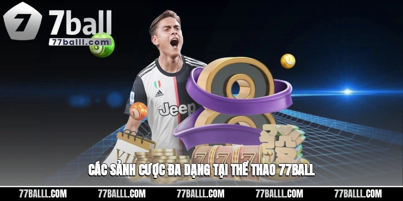 Các sảnh cược đa dạng tại thể thao 77ball