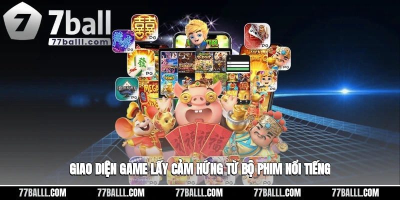 Giao diện game lấy cảm hứng từ bộ phim nổi tiếng