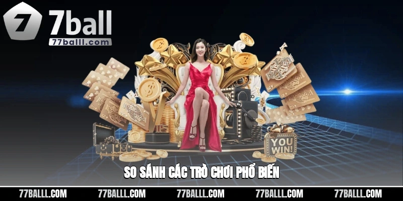So sánh các trò chơi phổ biến